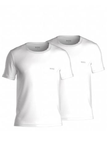 Pánské tričko BOSS 50475294 2 pack L Bílá