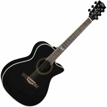 Eko guitars NXT A100ce Black Elektroakustická kytara Jumbo