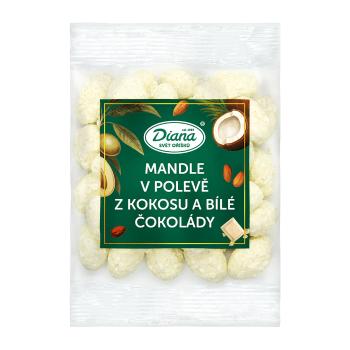 Diana Company Mandle v polevě z kokosu a bílé čokolády 100 g