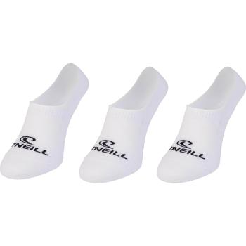 O'Neill FOOTIE ONEILL WHITE 3P Unisex ponožky, bílá, velikost 43-46