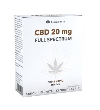 Pharma Activ CBD 20 mg Full Spectrum 30+15 tobolek