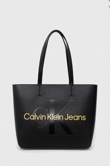 Kabelka Calvin Klein Jeans černá barva