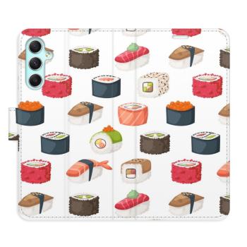 Flipové pouzdro iSaprio - Sushi Pattern 02 - Samsung Galaxy A34 5G