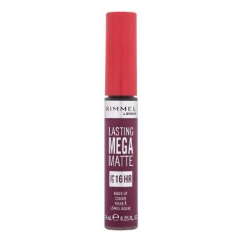 Rimmel London Lasting Mega Matte Liquid Lip Colour 7,4 ml rtěnka pro ženy Rock Me Purple tekutá rtěnka