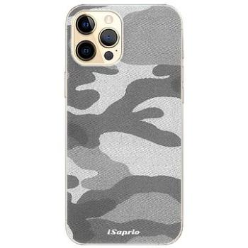 iSaprio Gray Camuflage 02 pro iPhone 12 Pro (graycam02-TPU3-i12p)