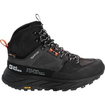 Jack Wolfskin TERRAQUEST TEXAPORE MID W Dámská outdoorová obuv, černá, velikost