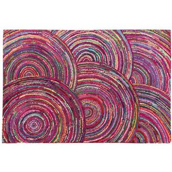 Pestrobarevný koberec s kruhy 160x230 cm KOZAN, 57916 (beliani_57916)