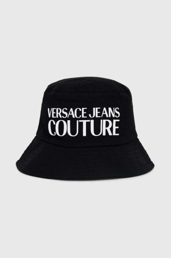 Bavlněná čepice Versace Jeans Couture černá barva, 76HAZK04 ZG268