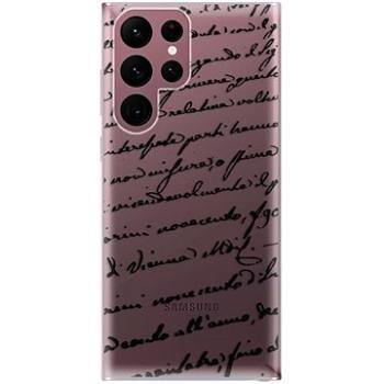 iSaprio Handwriting 01 - black pro Samsung Galaxy S22 Ultra 5G (hawri01b-TPU3-S22U-5G)