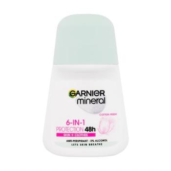 Garnier Mineral Protection 6-in-1 Cotton Fresh 48h 50 ml antiperspirant pro ženy roll-on
