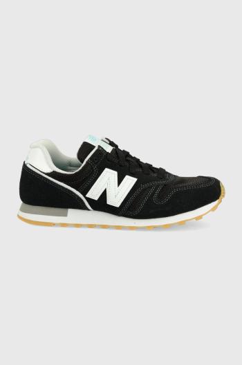 Sneakers boty New Balance Wl373pl2 černá barva