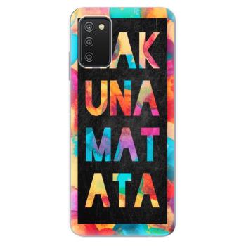 Odolné silikonové pouzdro iSaprio - Hakuna Matata 01 - Samsung Galaxy A03s