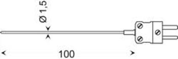 Teplotní čidlo Greisinger GTE 130 OK, typ K, -65 až +400 °C, 101070