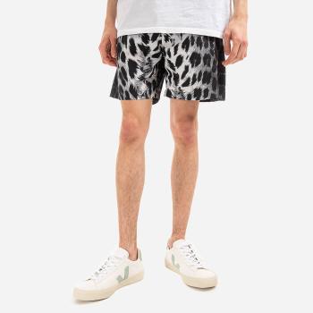 Pánské šortky Aries Leopard Board short AR30104 WHITE