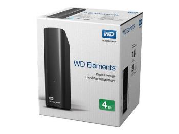 WD Elements 4TB, USB3.0, WDBWLG0040HBK, WDBWLG0040HBK-EESN
