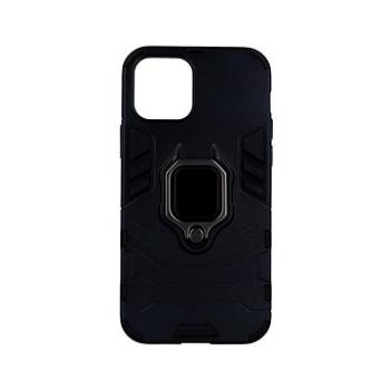 TopQ iPhone 12 Pro odolný černý s prstenem 53692 (Sun-53692)