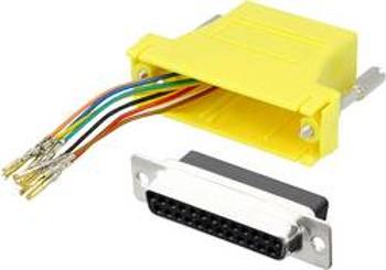 D-SUB adaptér D-SUB zásuvka 9pólová - RJ45 zásuvka 8p8c encitech DA9-SMJ8-K-Y-RC 1 ks