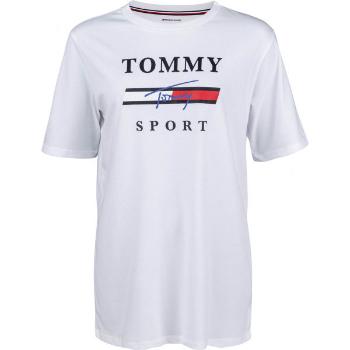 Tommy Hilfiger GRAPHICS  BOYFRIEND TOP Dámské tričko, bílá, velikost M