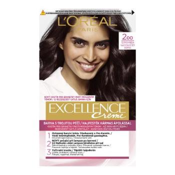 L'Oréal Paris Excellence Creme Triple Protection 48 ml barva na vlasy pro ženy 200 Black-Brown na všechny typy vlasů