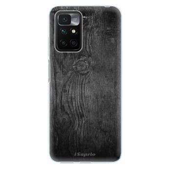 Odolné silikonové pouzdro iSaprio - Black Wood 13 - Xiaomi Redmi 10