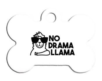 Psí známka kostička No drama llama