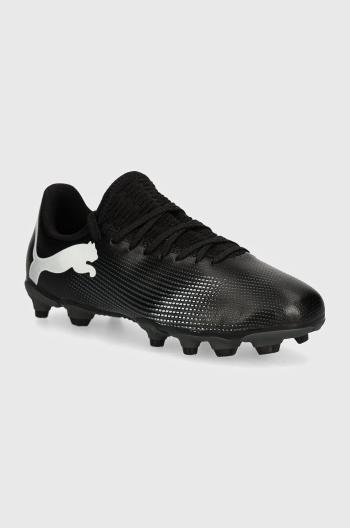 Dětské kopačky Puma FUTURE 7 PLAY FG/AG Jr černá barva