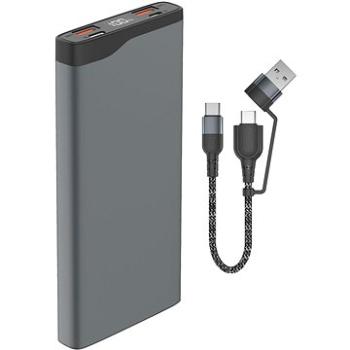 4smarts Power Bank VoltHub Pro 10000mAh 22.5W with Quick Charge, PD gunmetal Select Edition (468777)