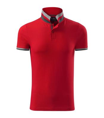 MALFINI Pánská polokošile Collar Up - Jasně červená | XL