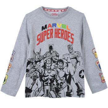 Chlapecké tričko AVENGERS SUPER HEROES šedé Velikost: 140