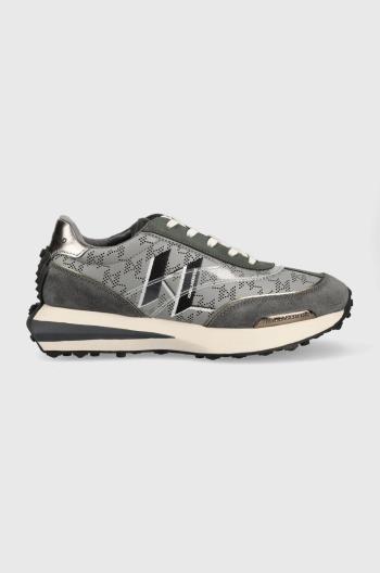 Sneakers boty Karl Lagerfeld KL53916 ZONE šedá barva