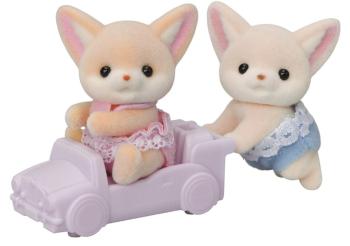 Sylvanian Families Dvojčata fenci s autíčkem