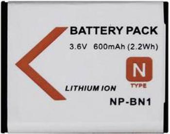 Náhradní baterie pro kamery Conrad Energy NP-BN1, 3,6 V, 500 mAh