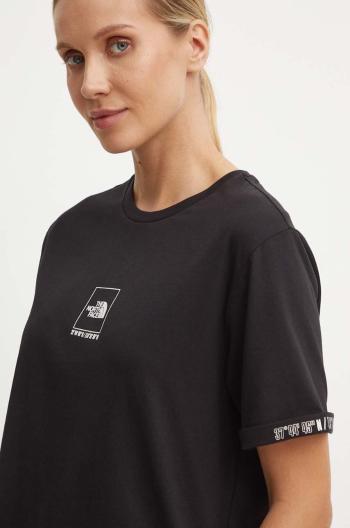 Bavlněné tričko The North Face Coordinates Tee černá barva, NF0A89CJJK31