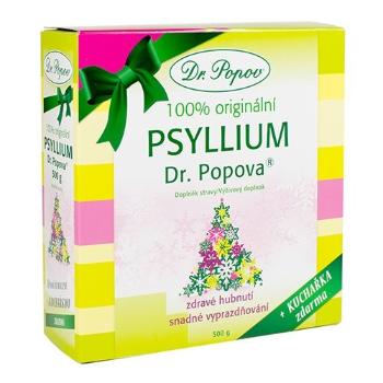 Dr. Popov Psyllium rozpustná vláknina 500 g vánoční balení