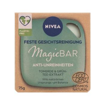 Nivea Magic Bar Anti-Blemishes Clay & Green Tea 75 g čisticí mýdlo pro ženy