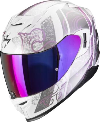 Scorpion EXO 520 EVO AIR FASTA White/Purple M Přilba