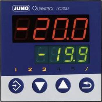 Termostat Jumo Quantrol LC300, typ senzoru L , J , T , K, E , N , S , R , Pt100, Pt1000, KTY , relé 3 A