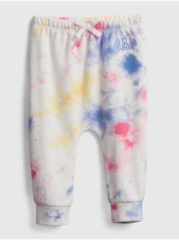 Barevné holčičí baby tepláky GAP Logo tie-dye pull-on pants