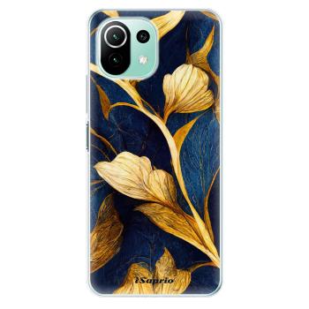 Odolné silikonové pouzdro iSaprio - Gold Leaves - Xiaomi Mi 11 Lite