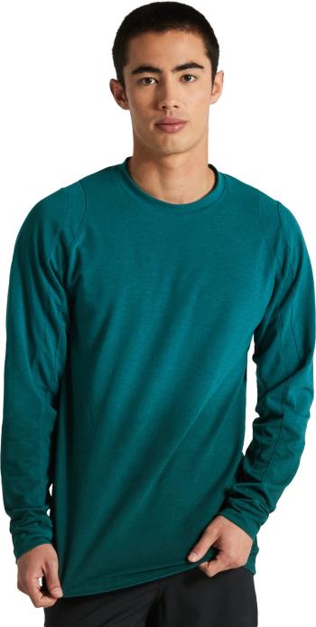 Specialized Men's Trail Jersey LS - tropical teal spray S