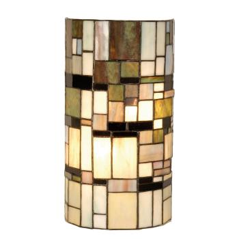 Nástěnná lampa Tiffany Blocked - 20*11*36 cm 2x E14 / Max 40W 5LL-9994