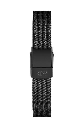 Hodinky Daniel Wellington Quadro Petite Pressed Ashfield Black černá barva