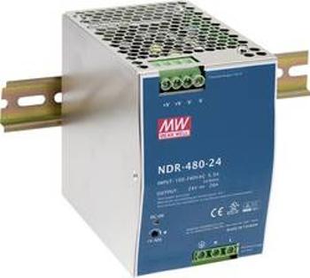 Síťový zdroj na DIN lištu Mean Well NDR-480-48, 1 x, 480 W