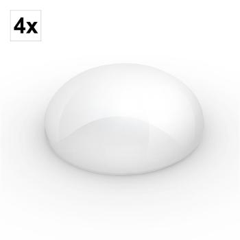 OneConcept Hemisphere 25, zahradní svítidlo, solární lampa, sada 4 kusů, polokoule, Ø 25 cm, LED