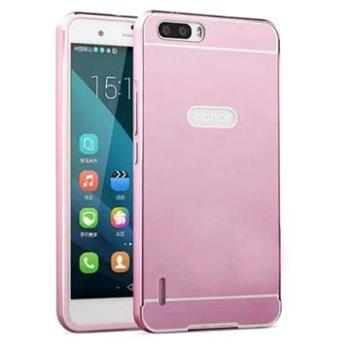 OEM Hliníkový kryt SHINY pro Huawei Honor 6 Plus - Růžový (1166PINK)