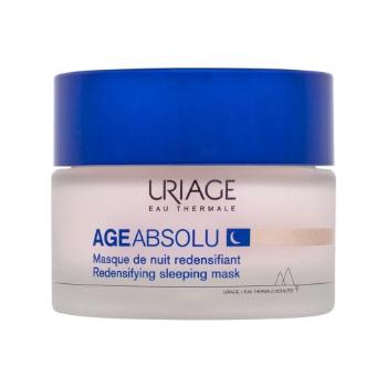 Uriage Age Absolu Redensifying Sleeping Mask 50 ml pleťová maska pro ženy proti vráskám; na rozjasnění pleti; zpevnění a lifting pleti