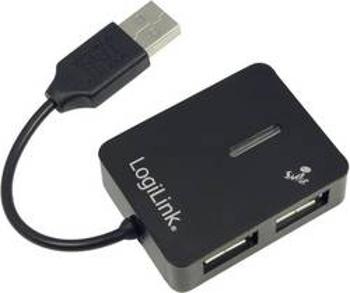 USB 2.0 hub LogiLink UA0139, 4 porty, černá