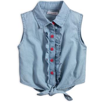 Dívčí košilový top LEMON BERET LIZZ modrý Velikost: 92-98