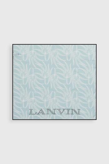 Šátek s příměsí hedvábí Lanvin vzorovaný, 6L4545.SR672