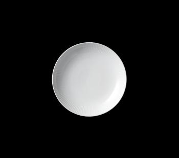 Moderní talíř White Fluted, 20 cm - Royal Copenhagen